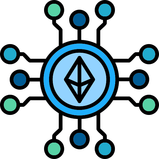 Blockchain Infrastructure Icon